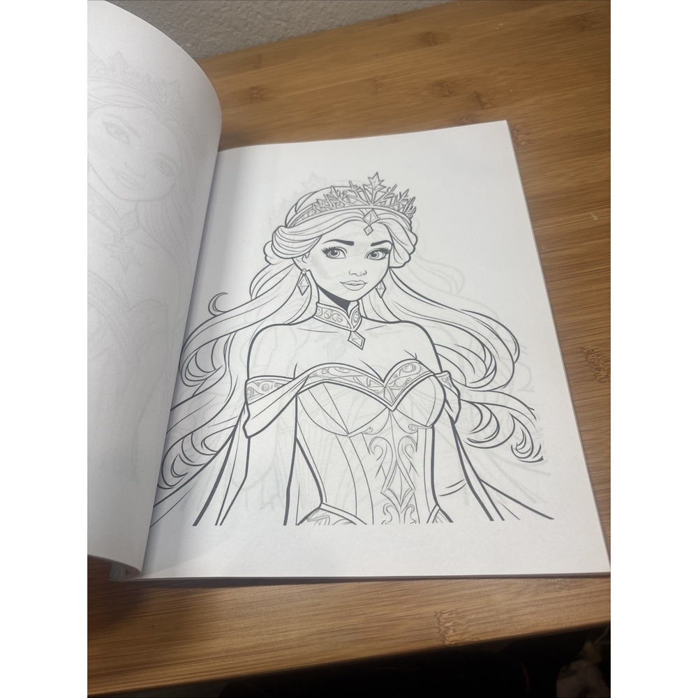 Ice Princess Coloring Book - Picture 4 of 7